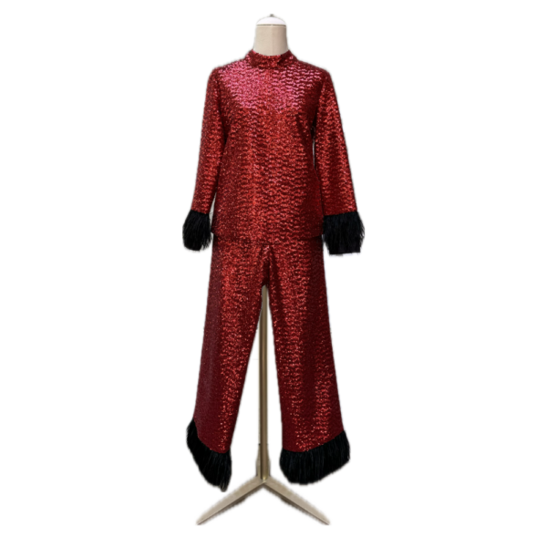 Completo Maglia Pantalone paillettes